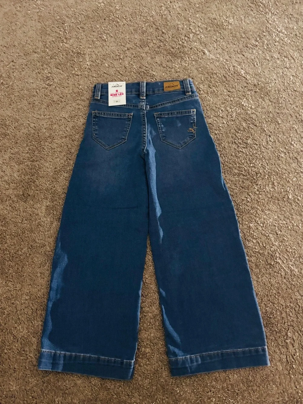Jordache Dark Blue Wide Leg High-Rise Jeans